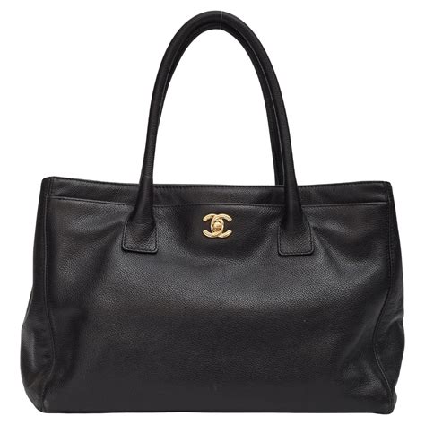 chanel caviar executive cerf tote black|CHANEL Cerf Tote Bags for Women for sale .